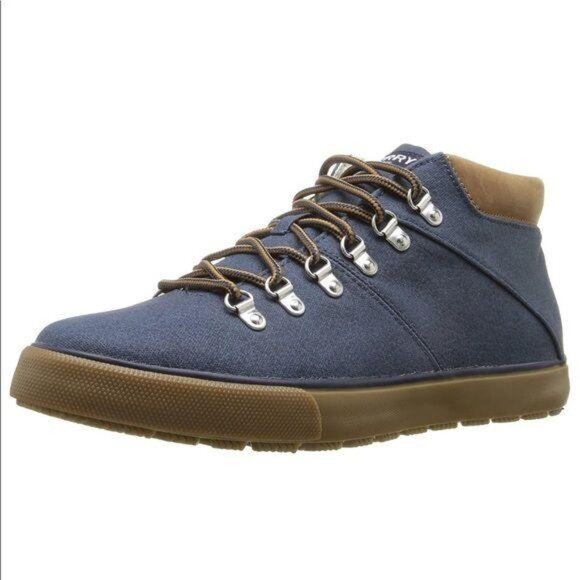 Sperry Top Sider Denim Blue Striper Chukka Alpine Lightweight Boots Shoes Size 8 main image 6